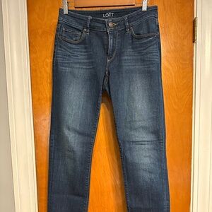 Loft Curvy straight jeans, size 26